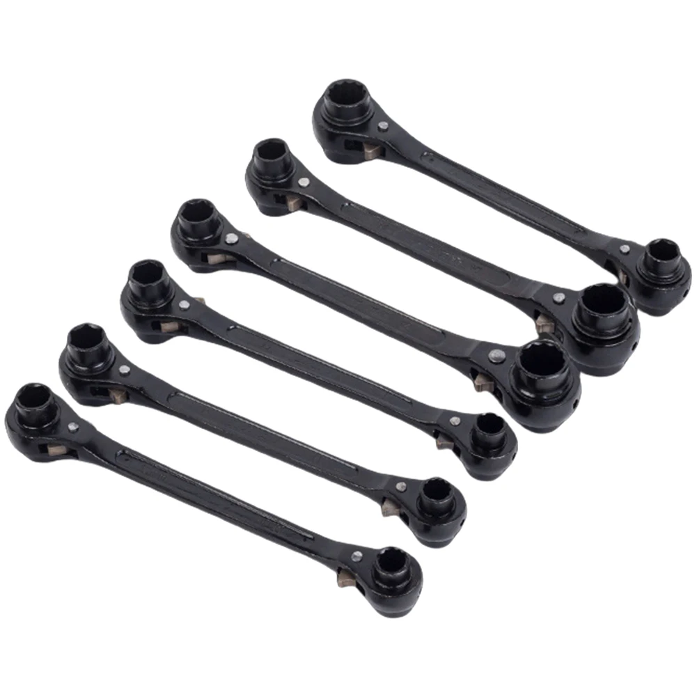 

Концевой ключ с трещоткой Многофункциональный ключ с двойной головкой Двусторонний быстрый ключ с храповым механизмом для обслуживания автомобиля