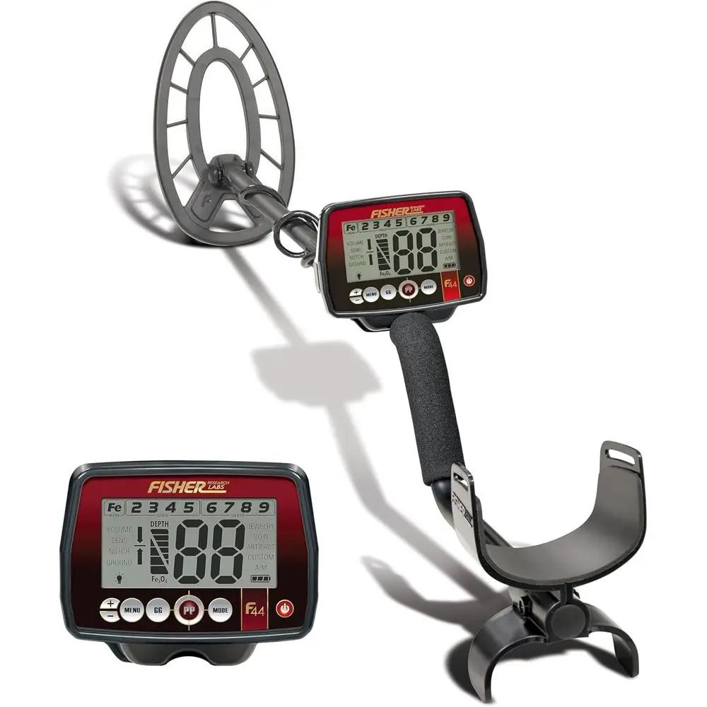 Metal Detector with Weatherproof Design, Large LCD Display, and Sensitive Detection Features, Ideal for Both Beginner