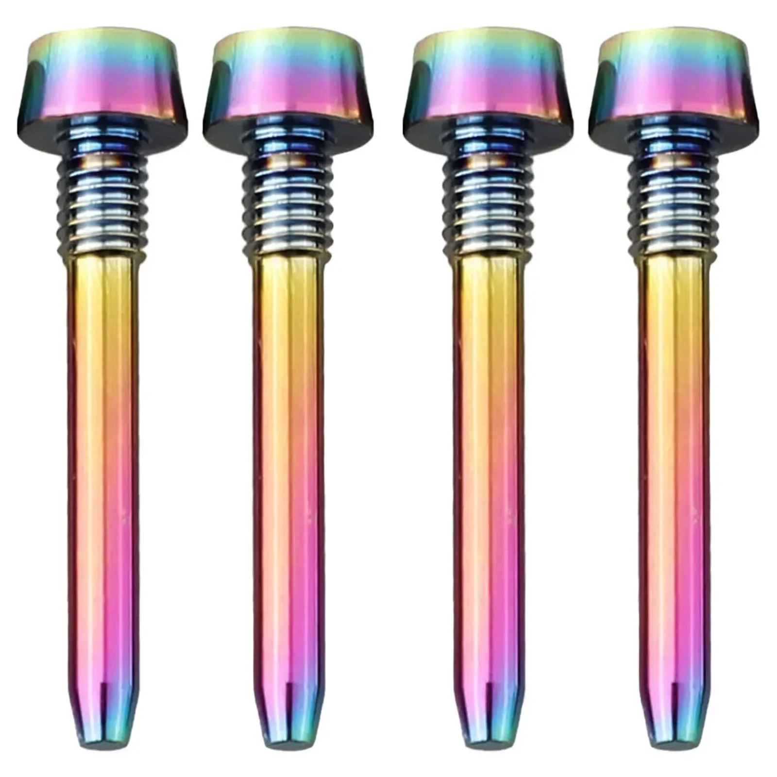 4pcs M4x26mm Bike Titanium Alloy Disc Brake Caliper Bolt Pin Plug For MT2/4/5/6/8 Bicycle Brake Parts Accessories