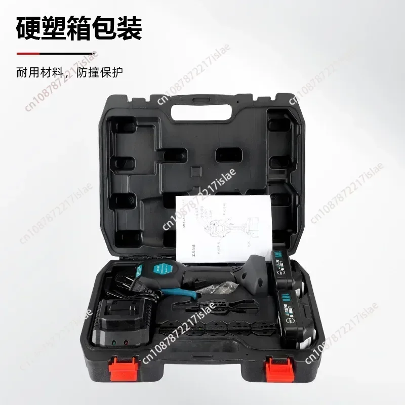 Electric Crimping Clamp Rechargeable Cold Crimping Clamp Mini Wiring EW-50X Terminal Pre-Insulated Tubular Bare Crimper