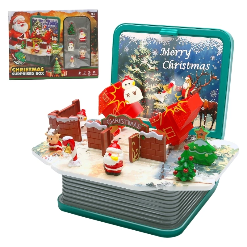 

3D Christmas Storybook with Engaging Characters for Kids Aged 3 and Up 15UB