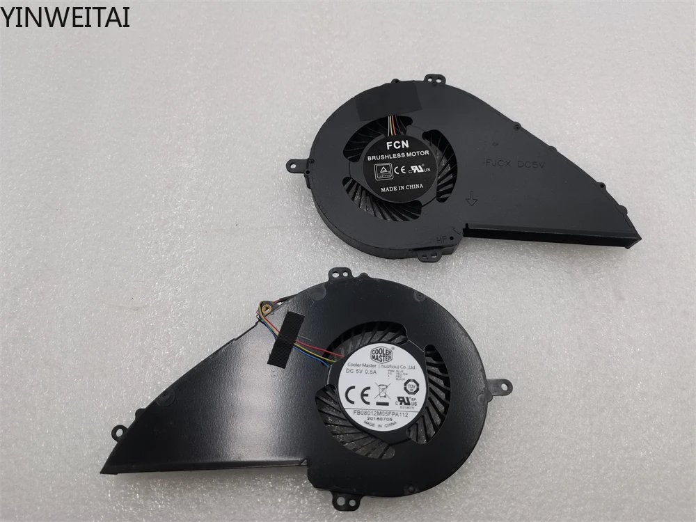 

DFS201312000T FJCW DFS652512PN0T FJCX FAN FOR Razer Blade Pro 2017 RZ09-02202 RZ09-02202E75 RZ09-0166 RZ09-01663E53 GTX1080 17.3