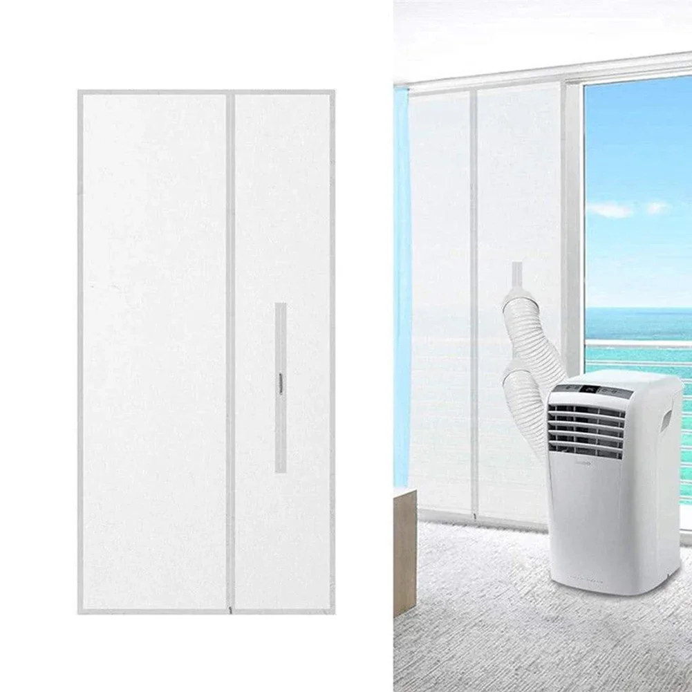 Mudah Dipasang Pintu Geser Pintu Tangan AC Seluler Kain Segel Pintu AC 210T 210X90Cm