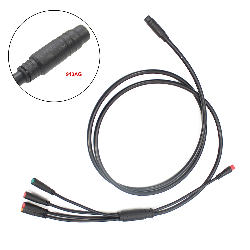 1pcs 9Pins Electric Bicycle Cable Main Line 1T5 913AG Waterproof Cable For KT Controllers Connectivity Tools Bicycle Accessories