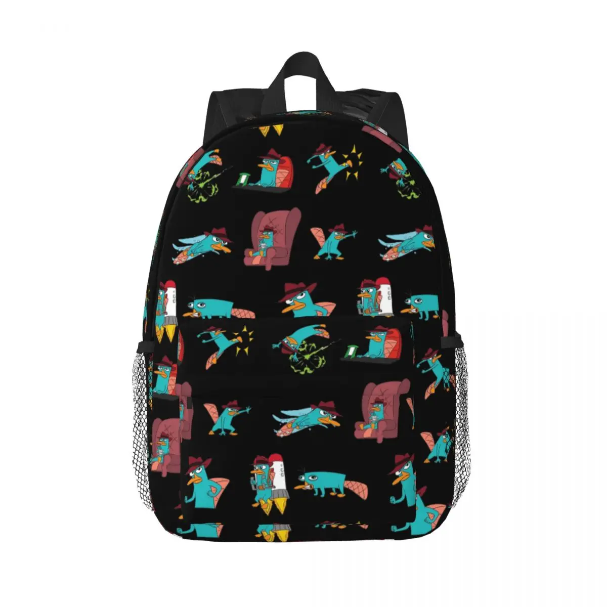 You Can Call Him Agent P Backpacks Teenager Bookbag Cartoon Children School Bags Laptop Rucksack Shoulder Bag Large Capacity