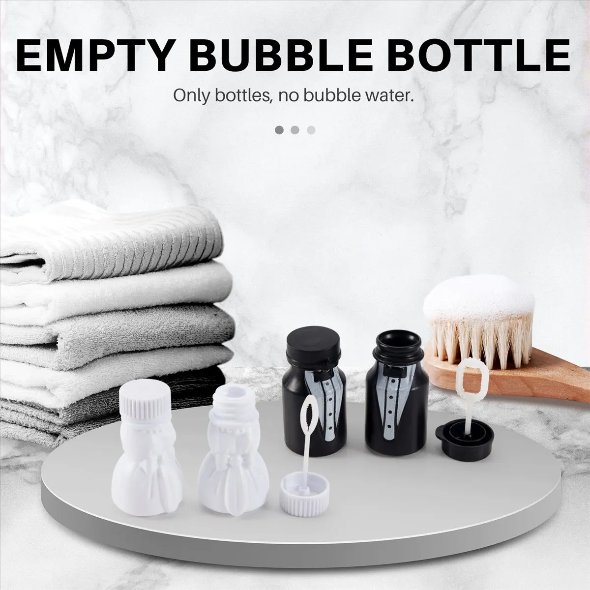 Wedding party bride and groom bubble bottle 1 sets (24pcs) &LICG