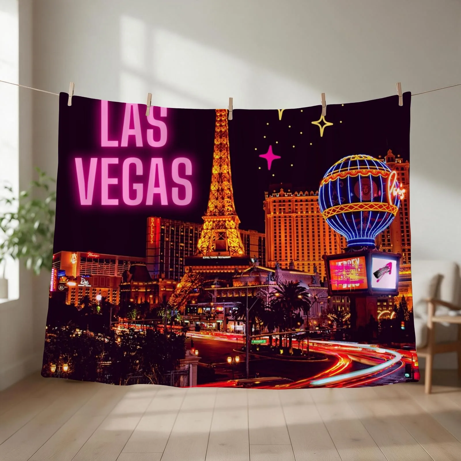 I LOVE LAS VEGAS Throw Blanket Thins Stuffeds Single valentine gift ideas Blankets