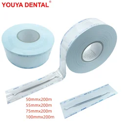200m Self-Sealing Dental Sterilization Roll Disposable Dentistry Sterilization Pouches Tape Autoclave Packing Bags Dentist Tools
