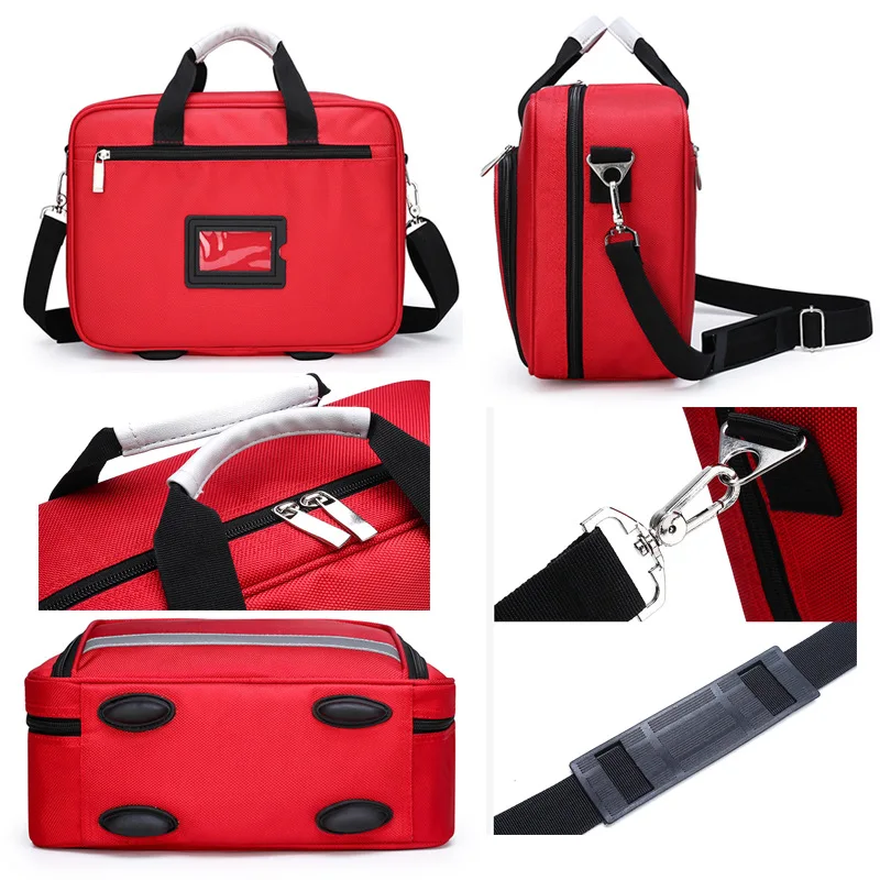 Kit de primeiros socorros, suprimentos médicos para acampamento, equipamento de resgate de emergência, bolsa vazia, à prova d'água, multifuncional, conjunto de viagem
