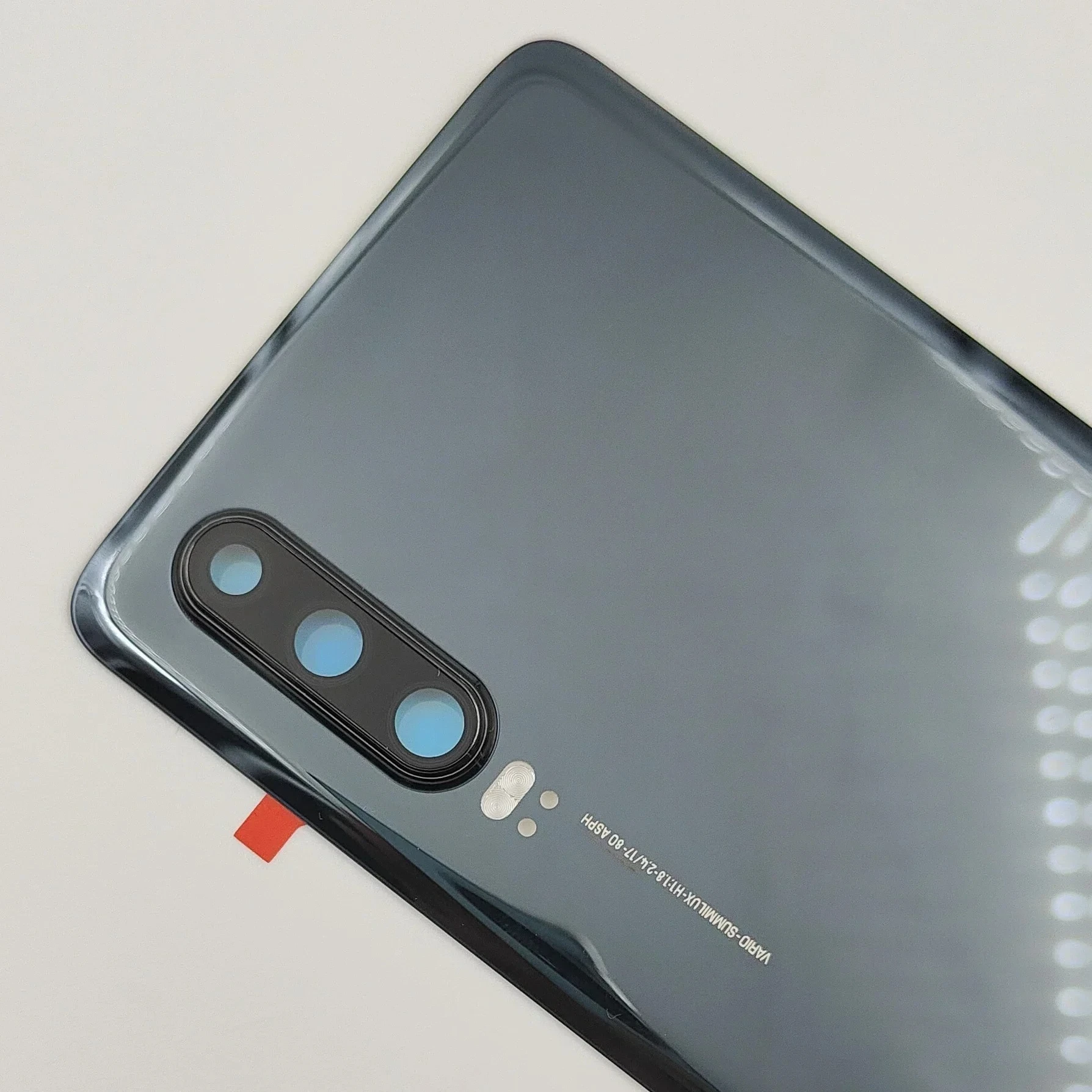 A+++ For Huawei P30 Glass Battery Cover  Hard Back Lid Door Rear Housing Panel Case Shell + Camera Lens + Glue Adhesive