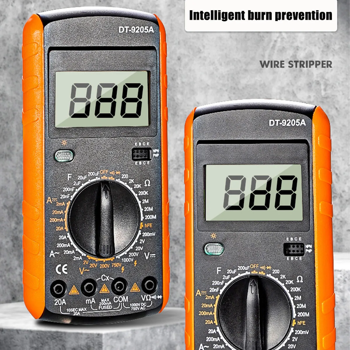 Tools Multimeter, Digital Manual-Ranging Voltmeter, Tests Batteries, AC/DC, Current, Resistance, Diodes, and Continuity