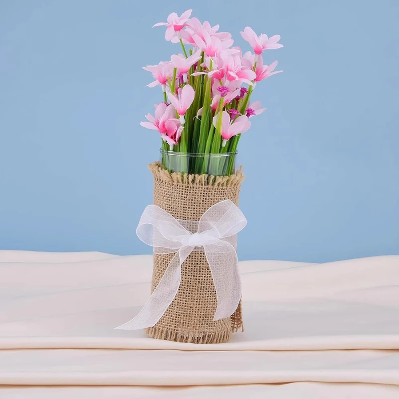 12/15/20/25/40/50mm 화이트 Organza 쉬폰 리본 활 DIY 의류 액세서리 용품 웨딩 파티 장식 선물 포장