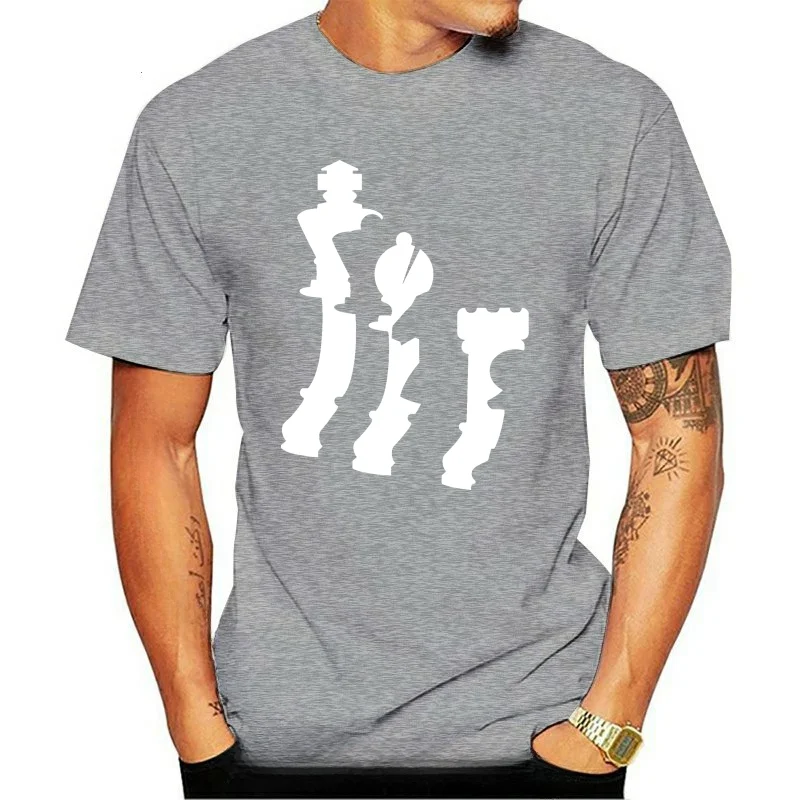 قطع شطرنج للرجال ، قميص كلاسيكي ، رسومات لمحبي اللاعبين ، كبير الحجم ، وصل حديثًا ، كلاسيكي ومضحك ، أنيمي ، تخفيضات كبيرة ، #3