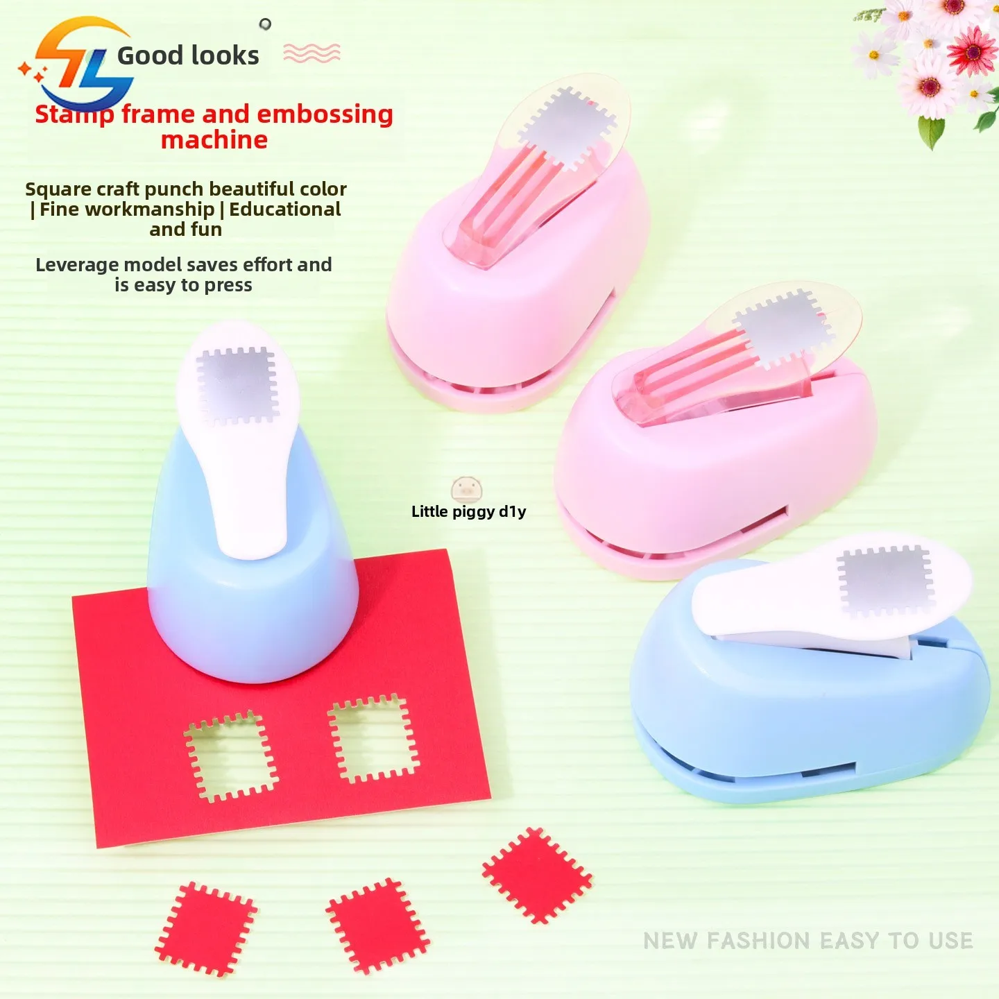 New Stamp Shape Embossing Machine DIY Handmade Embosser Crafts and Scrapbooking Tool Stamp Border DIY Punch