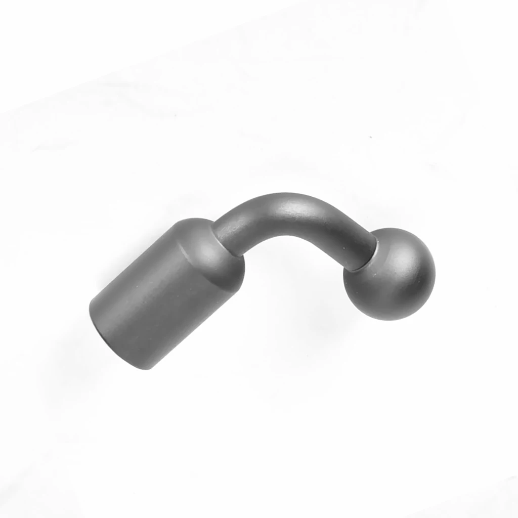 Aluminiumlegierung 17 mm Kugelkopfadapter auf 1/4 M6 Schraubenlochhalterung für Stativ Selfie Fahrradgriff Griff Ständer Telefonhalterung – Detail 6