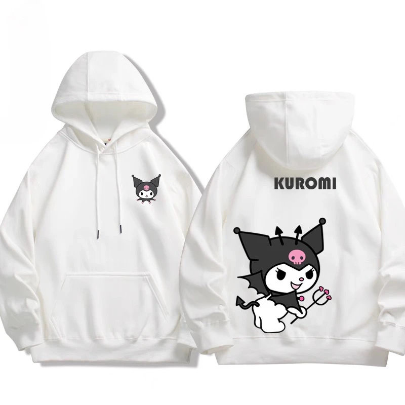 Sanrio Kuromi My Melody Couple Hooded Sweater Male Female Teen 2025 Autumn/Winter Hoodie Long Sleeve Top Casual Loose Sweater