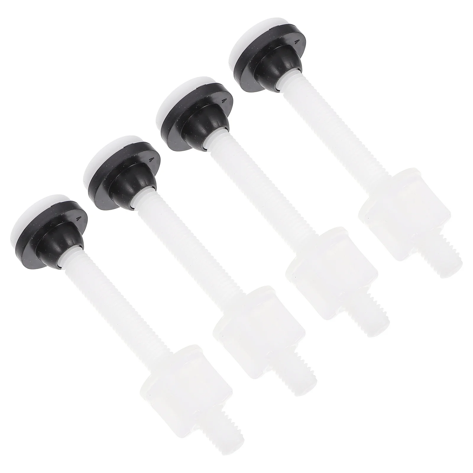 

4Pcs Toilet Water Tank Fixing Screws Durable Pom Toilet Seat Bolt Replacement Universal Accessory Universal Mounting Screws