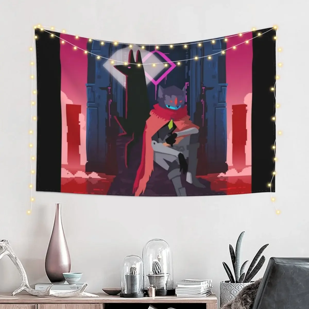 The Jackal and The Drifter Tapestry Home Decorations Aesthetic Decoration Bedroom Decor Home Tapestry