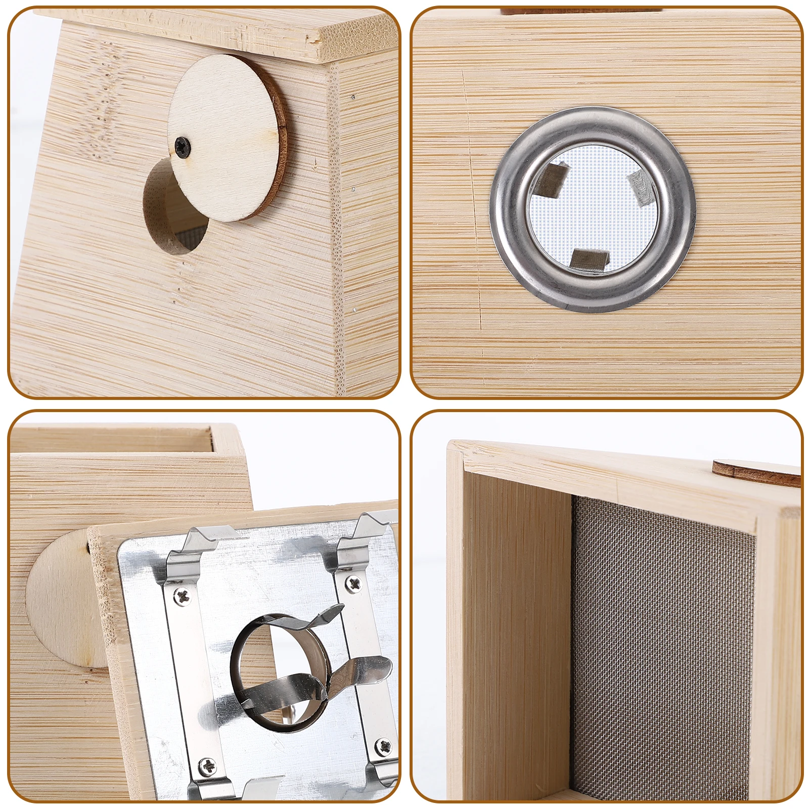 

1pc Bamboo Moxibustion Box Temperature Control Health Treatment Spa Home Use Durable Material Adult Senior Gift Idea