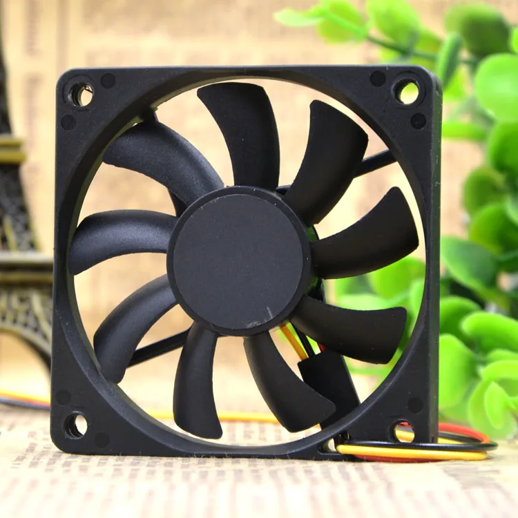 Ventilador EverFix, 7cm, 7010, 12V, 0,45A, R127010BU