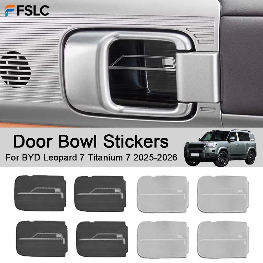 

Car Decoration Door Bowl Stickers For BYD Leopard 7 Titanium 7 2025-2026 Cars Accessories Styling Upgrade Modify A Car