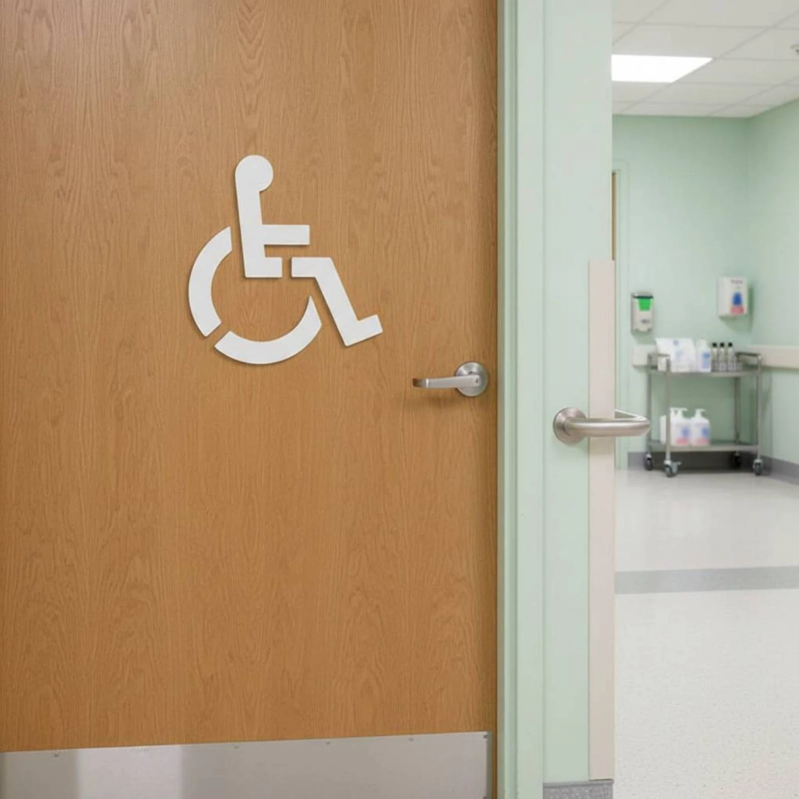 Immagine 6: Stencil per Parcheggio per Disabili Flessibile, Strumento di Marcatura Esterna Resistente alle Intemperie, Facile da Pulire