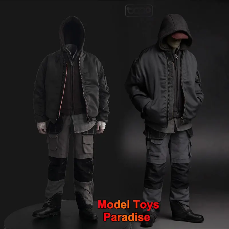 توبو ستوديو TP019 1/6 باتمان الجندي الدراجات الملابس مجموعة تأثيري 2022 باتينسون رينجرز مع الجسم صالح 12 بوصة عمل الشكل رئيس #1