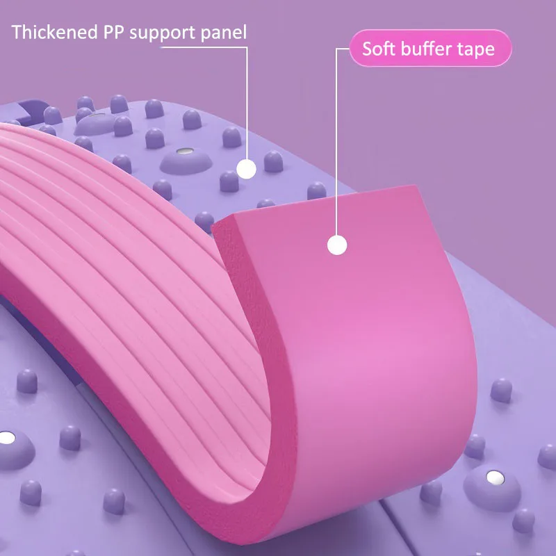 مدلك الظهر نقالة متعددة المستويات قابل للتعديل الخصر الرقبة اللياقة البدنية قطني العمود الفقري العنقي العمود الفقري العنقي دعم مدلك
