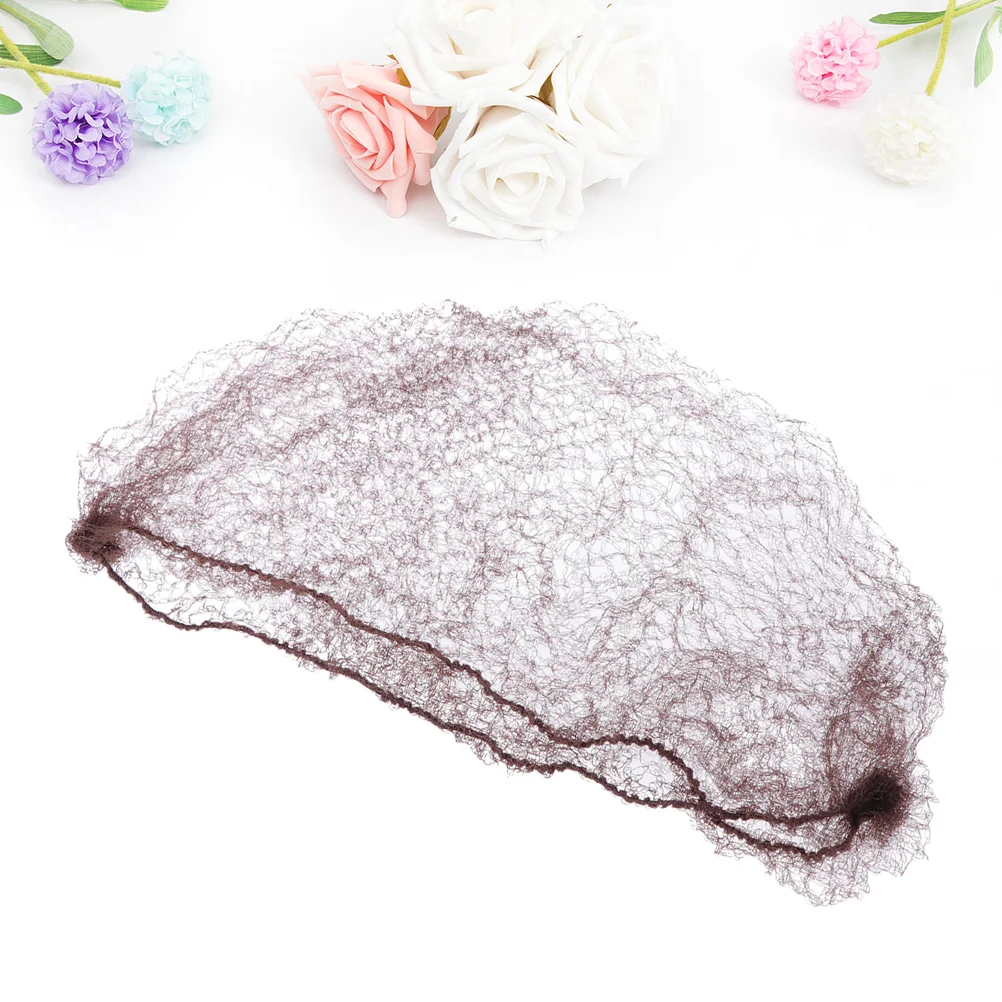 50 Pcs Elegant Hair Nets Bread Environmental Elastic Mesh Hairnet Nurse High-stretch