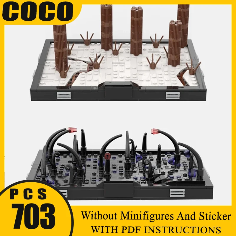 

Star Movie Model Moc Building Bricks Duel On Despair Base Technology Modular Blocks Gifts Christmas Toys DIY Sets Assembly