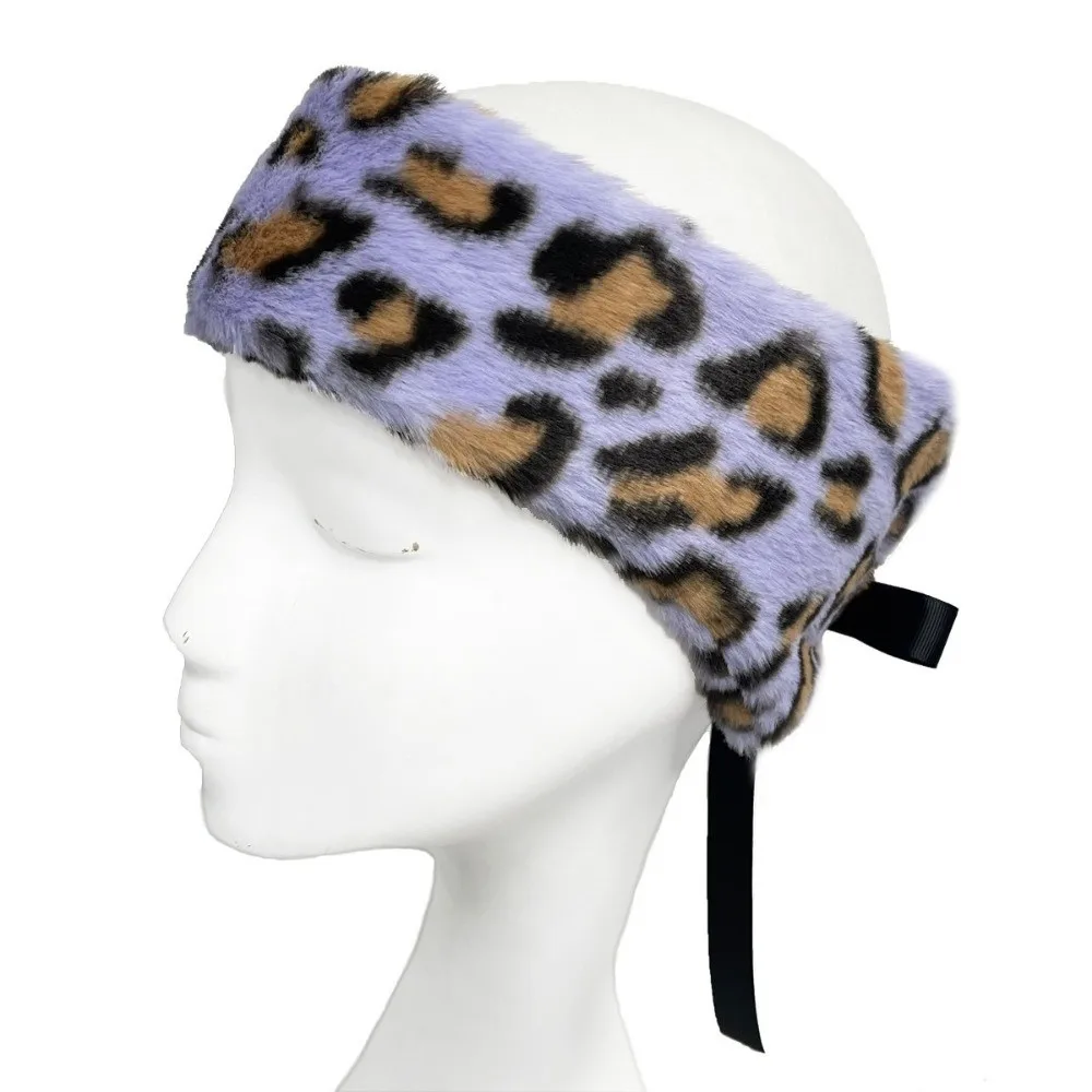 أزياء ليوبارد رباطات الشتاء قابل للتعديل الأذن دفئا بلون لينة الدافئة وشاح النساء أغطية الرأس