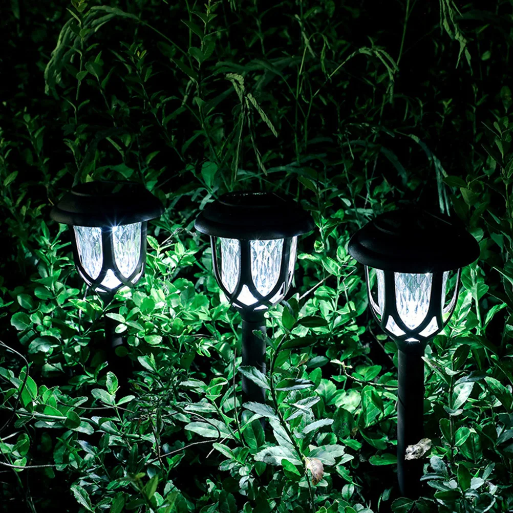 

2 Pcs Solar Garden Light Lawn Lights Powered Decor Waterproof Outdoor Led for outside