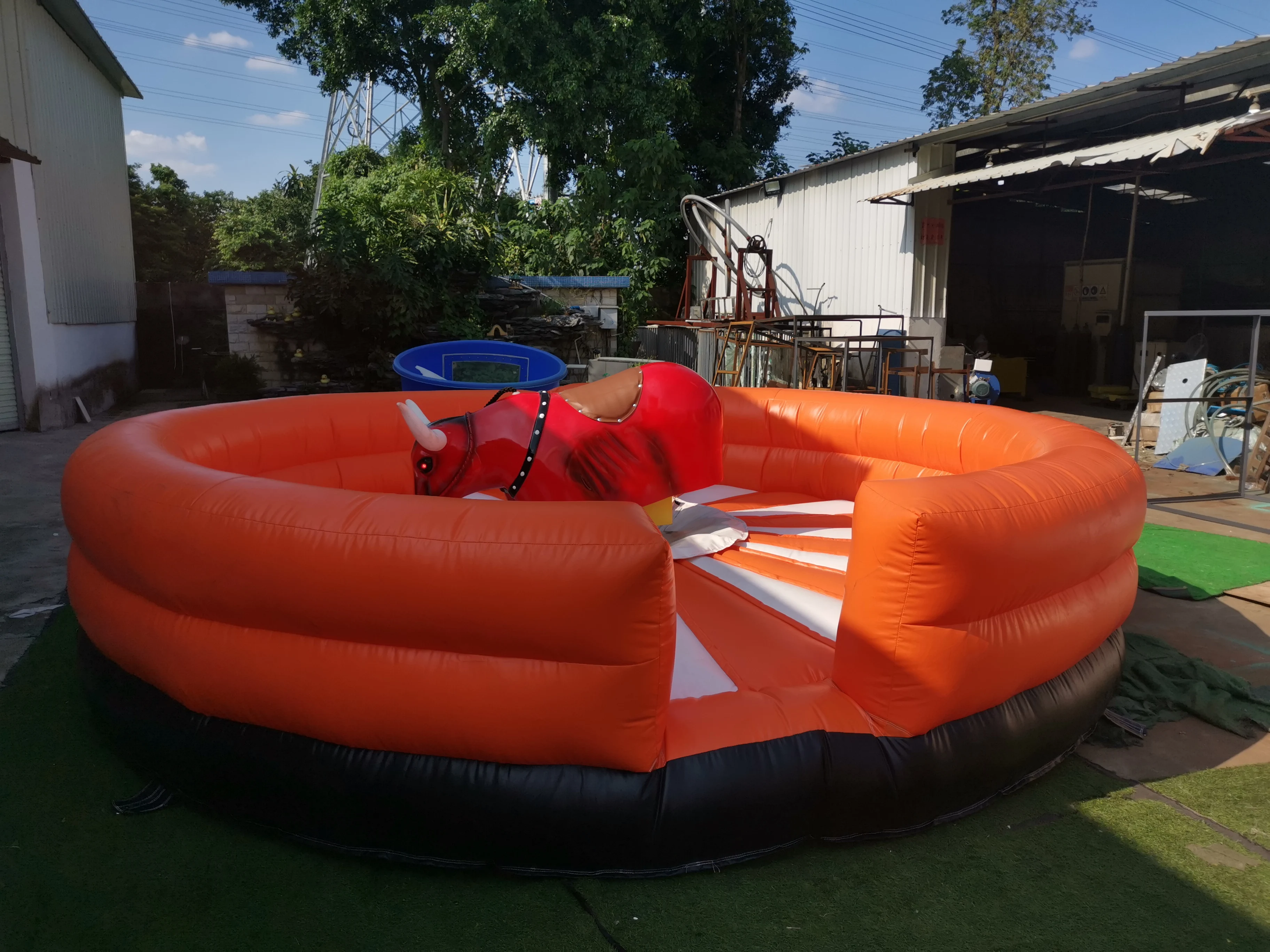 Riding Pink Mechanical Bull for Sale Riteng Hot Sale Mechanical Rodeo Bull Price