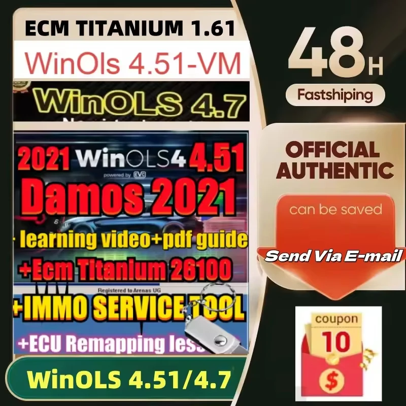 

2025 WinOLS 4,7/4,51 Auto ECU + 2020 Damos + ECM TITANIUM Chip Tuning SoftwareWith Plugins Больше функций ECM TITANIUM 1.61