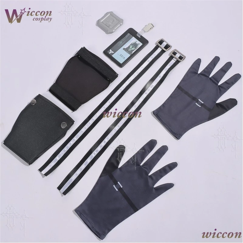 MoeMimic Anime Game Neverness To Everness Cosplay Skia Costume Furry Furrsuit Handsome Suit Coat Vest Pants Belt Bag Full Set view 5