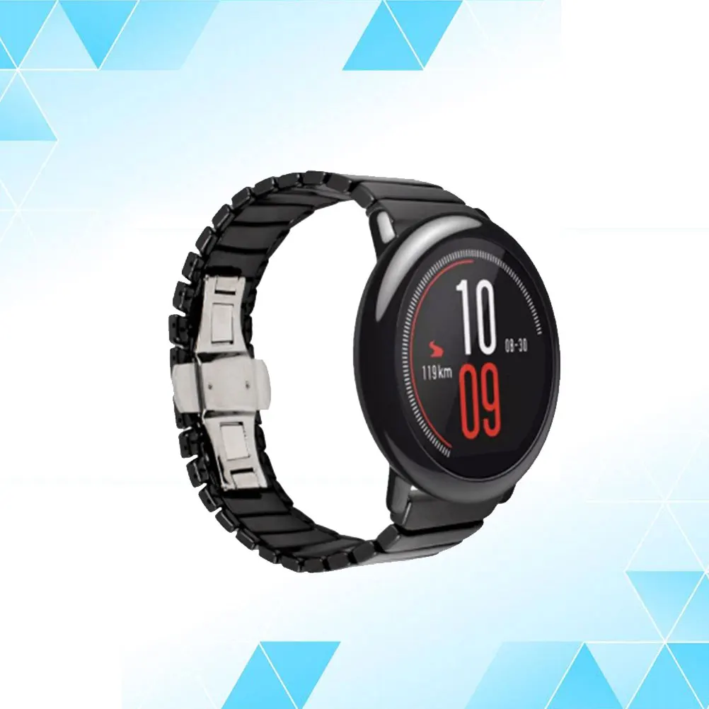 Ceramic Watch B 22mm Replacement Strap Metal Material Durable Use Environmental Safe Practical Watch Accessories