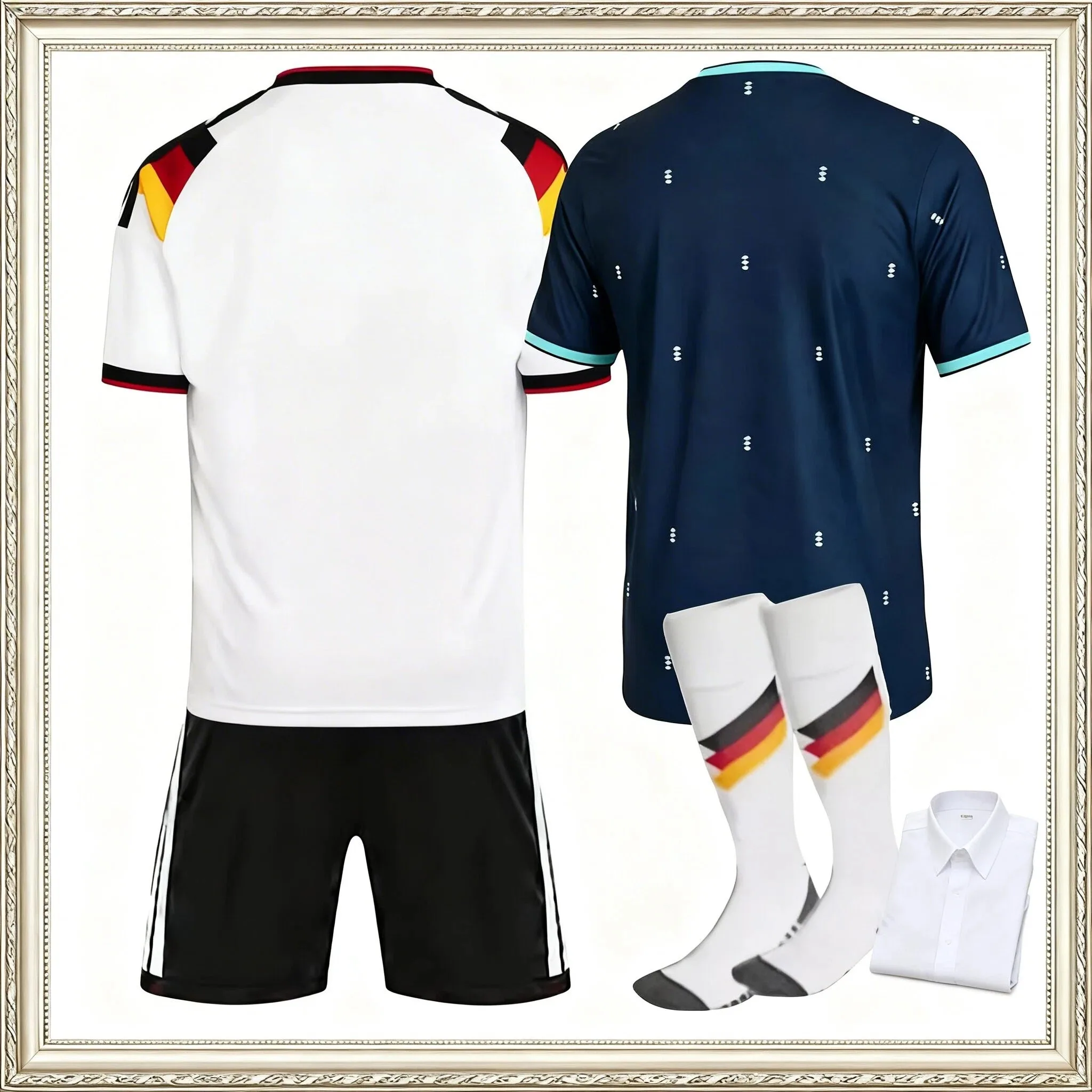 

2026 2027 New Germany Adult and kid Jersey 2026 2027 Germany Children's Jersey Decorative painting