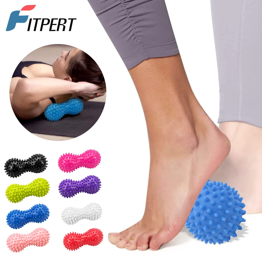 

New Peanut Massage Ball Fascia Ball Relax Muscle Fitness Hedgehog Ball Rehabilitation Training Ball Lift Ball for Muscle Relaxer