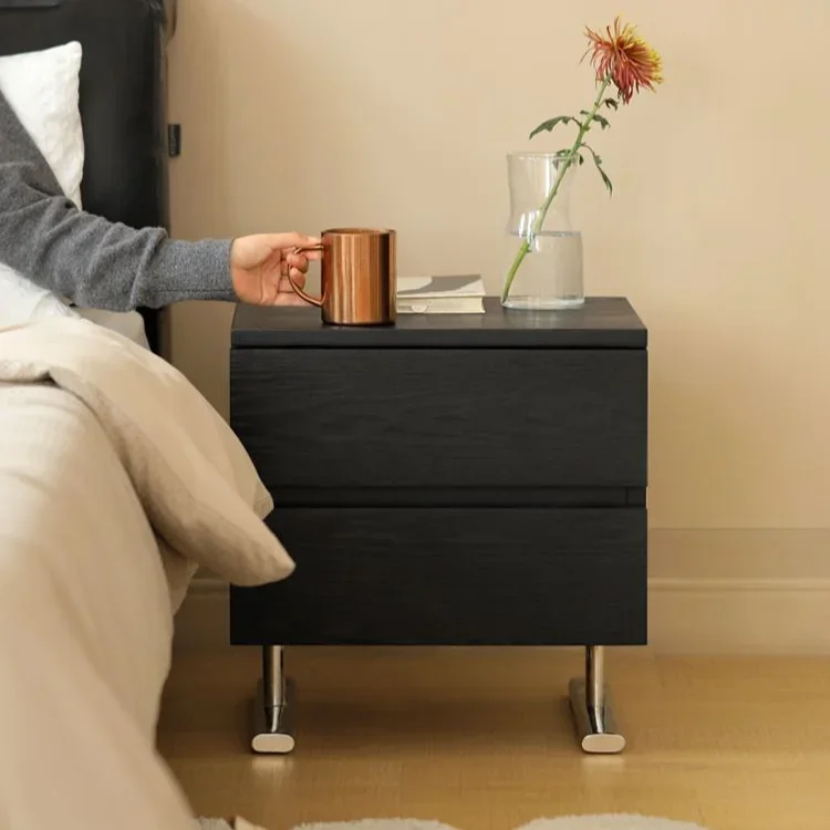 Solid Wood Bedside …