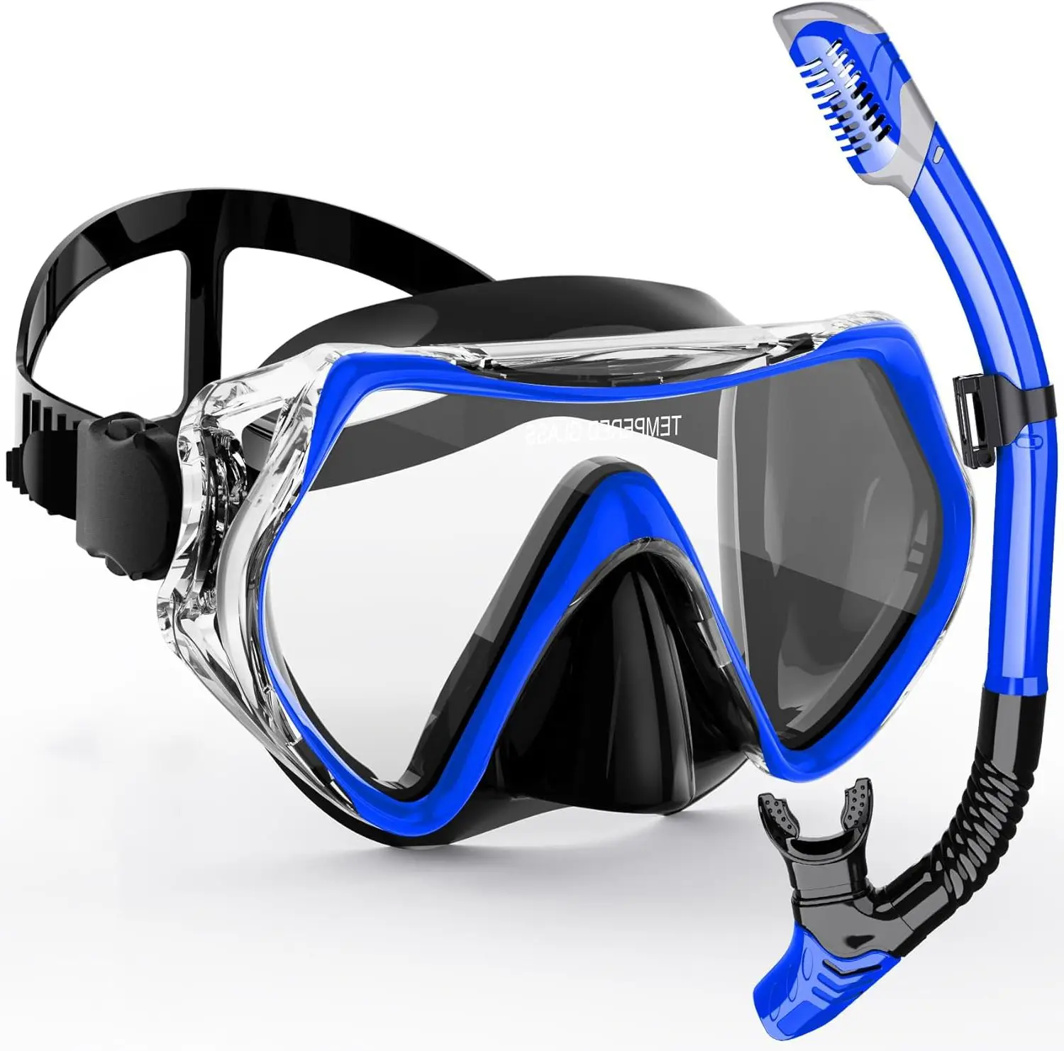 Professional scuba diving mask snorkeling suit adult silicone skirt anti-fog goggles swimming equipment