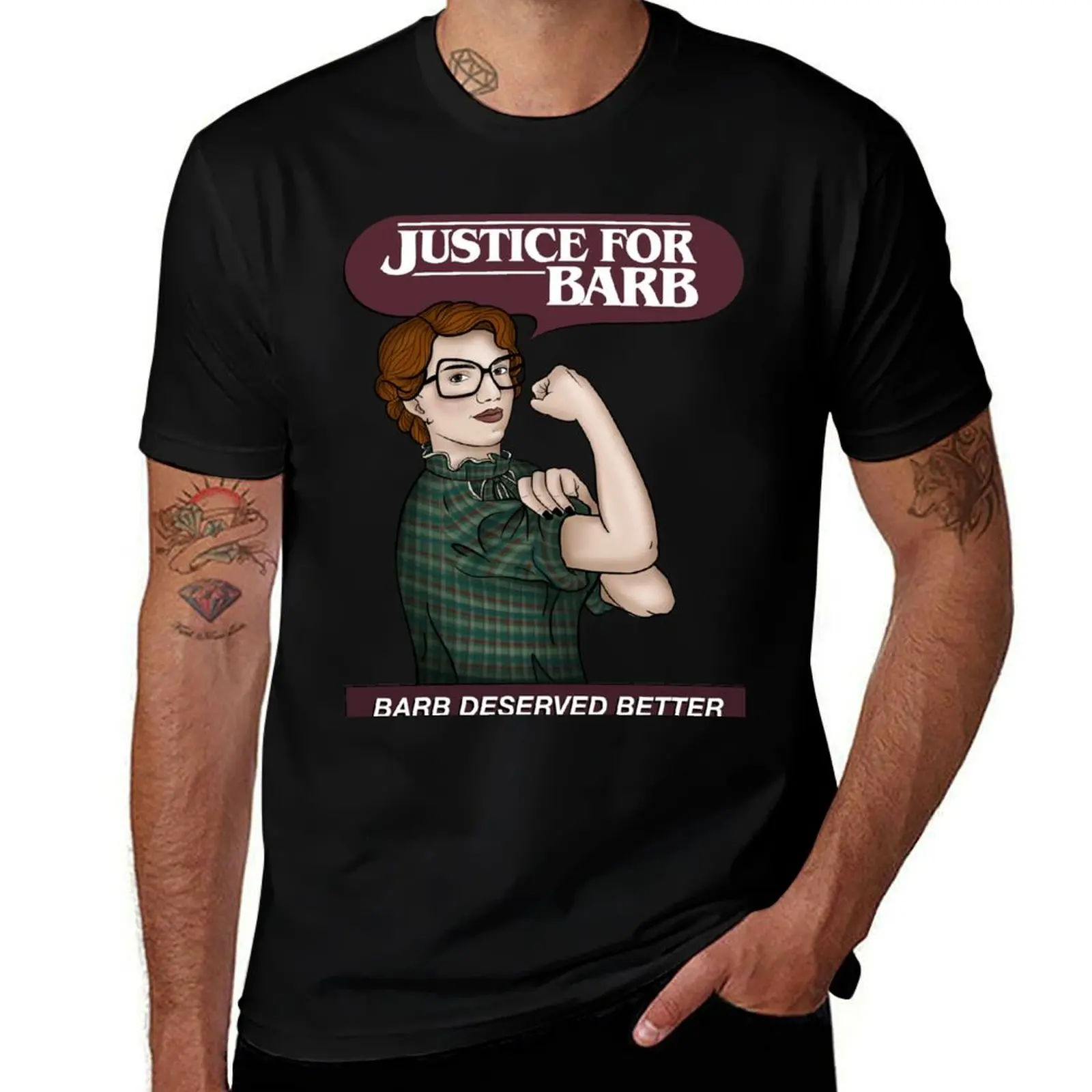 Justice for Barb T-Shirt All Match Basic Short Sleeve Top T-Shirt