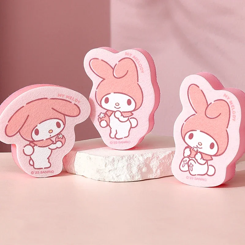 3 個サンリオかわいいハローキティクリーニングスポンジシナモロール