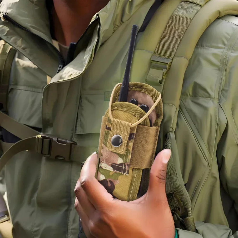 مول راديو اسلكية تخاطب الحقيبة الخصر حقيبة حامل جيب المحمولة البيني الحافظة حقيبة حمل للصيد التخييم بالجملة