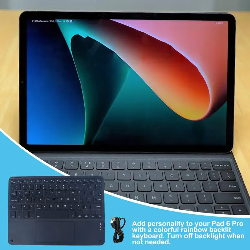 Tablet Keyboard Backlight Keyboard For Tablet Computer Tablet Computer Keyboard Stylish Keyboard With Touchscreen For Work