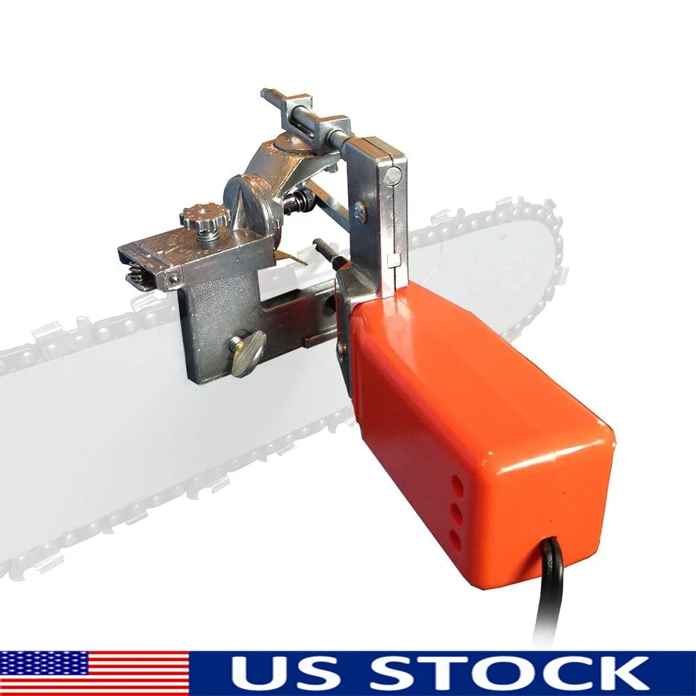 Ostrzałka do pił łańcuchowych 12V Elektryczny zestaw narzędzi do montażu na pręcie Ręczna prowadnica pilnika Szlifierka precyzyjna G1012XT Zestaw do ostrzenia ostrzy Obrotowy