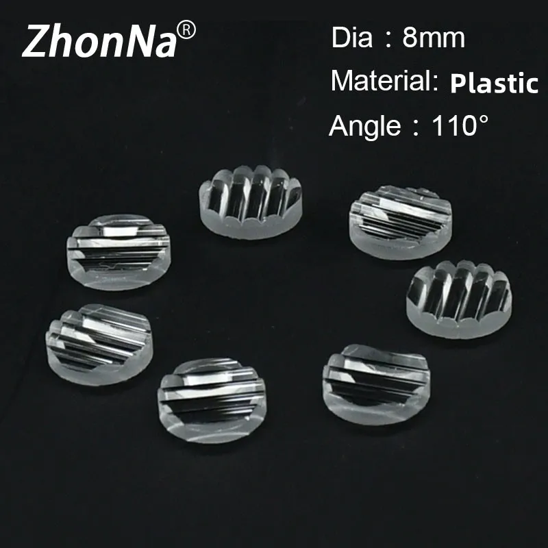 120° Optical Focusing Lens, 300-1000nm, PMMA Material, Laser Installation Accessories, Professional Focal Length Lens