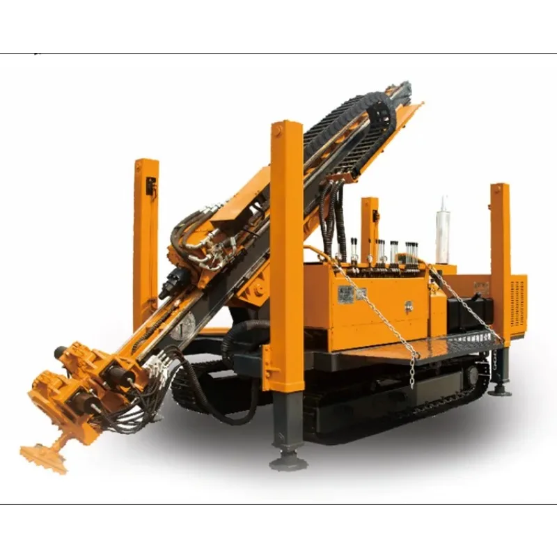 High Efficiency Crawler Soil Nail Micropile Anchor Drilling Rig