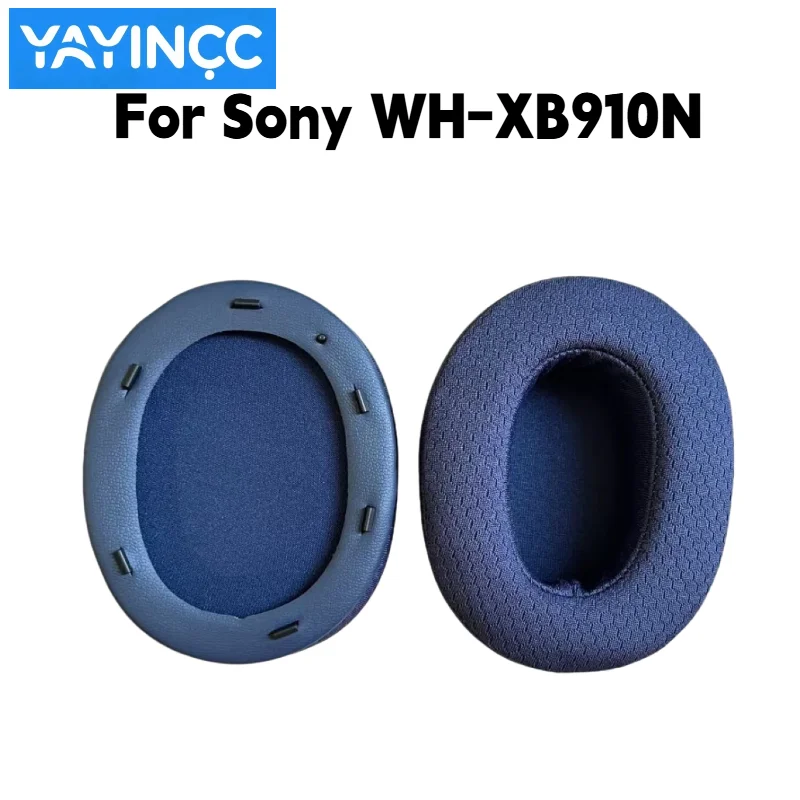 

Replacement protein leather /Mesh Ear Pads Cushions/Head beam skin for Sony XB910N Wireless Headphone earmuffs repair parts