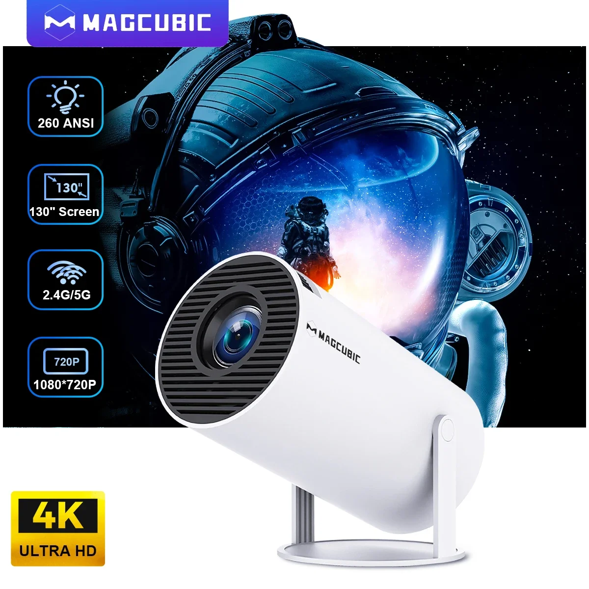 

Factory Wholesale HY300 Pro Android Wifi Dip Projector Home Smart Portable Mini Projector 1280 720P Full Hd Office LED LCD 8GB