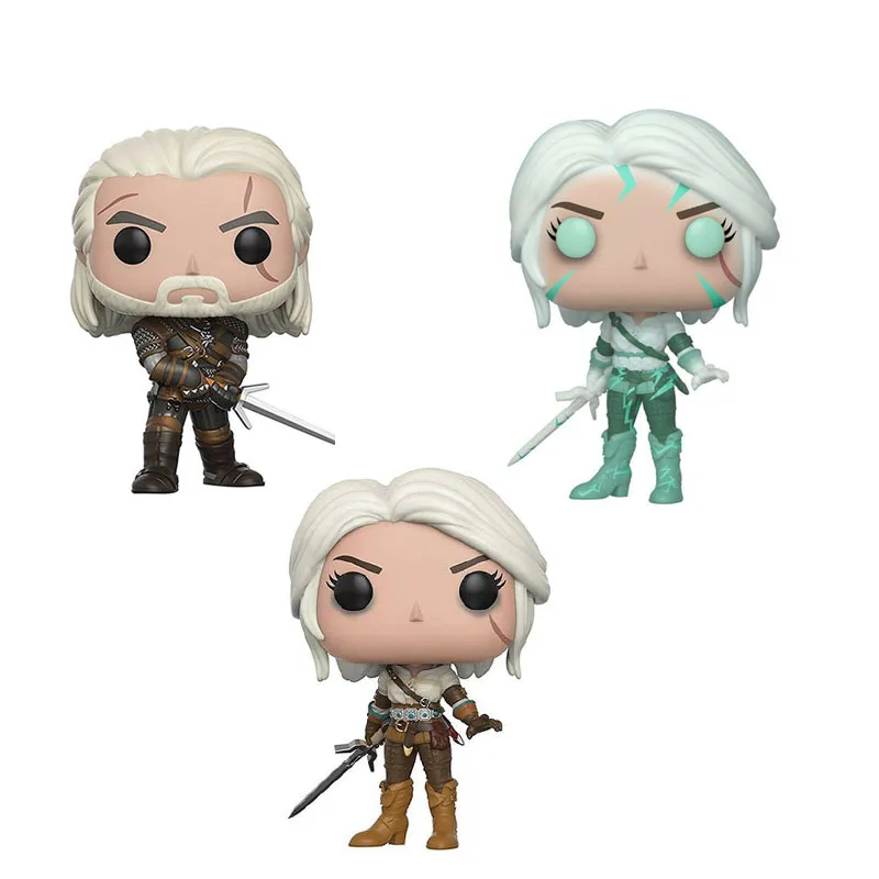 POP149 CIRI Figure Anime PVC Geralt Statue Model Doll Collectible Vinyl Action Figure Collection Toys HALLOWEEN Christmas POP150